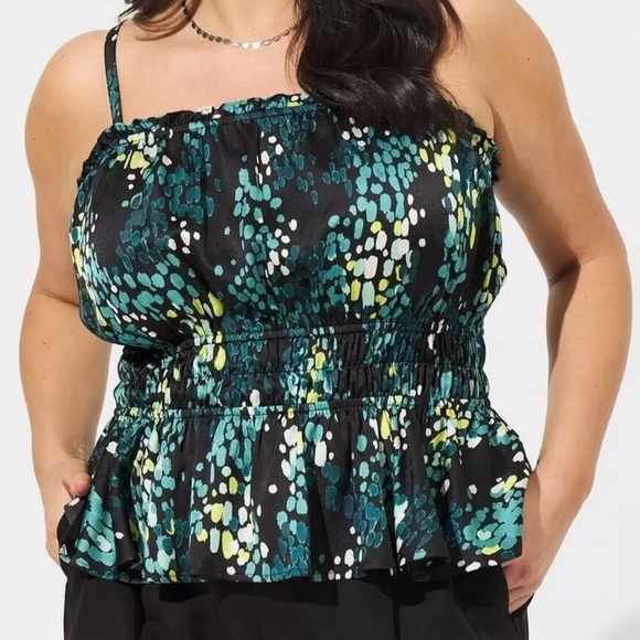 Torrid Square Neck Peplum Cami - Picture 1 of 7